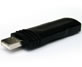 High-capacity compact plug-in hardware usb keylogger